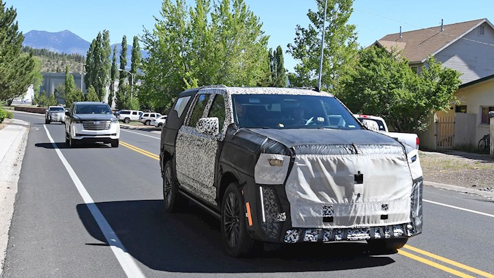 Spy Photos: The New Cadillac Escalade-v Suv Might Make As Much As 668hp 