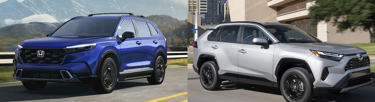 2023 Toyota Rav4 Hybrid Vs Honda Crv Hybrid