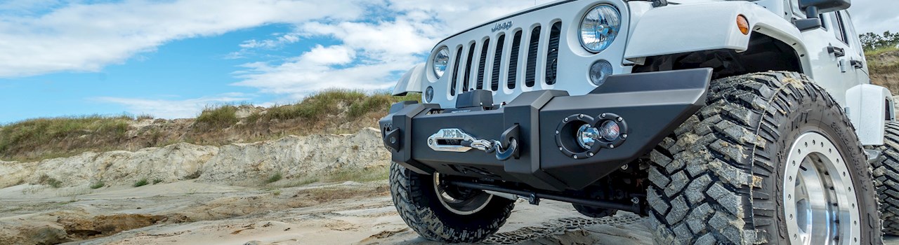 Fab Fours Jeep Wrangler Jk Lifestyle Front Winch Bumper Review Video Drivingline 0062