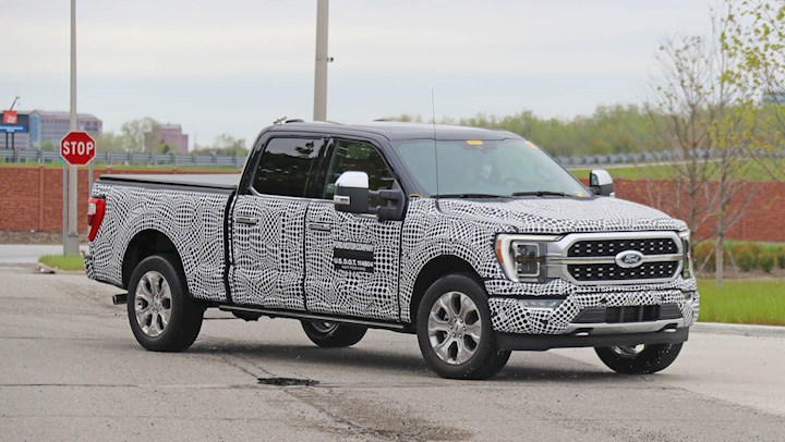 2021 Ford F150 Platinum Truck Spy Photos | DrivingLine