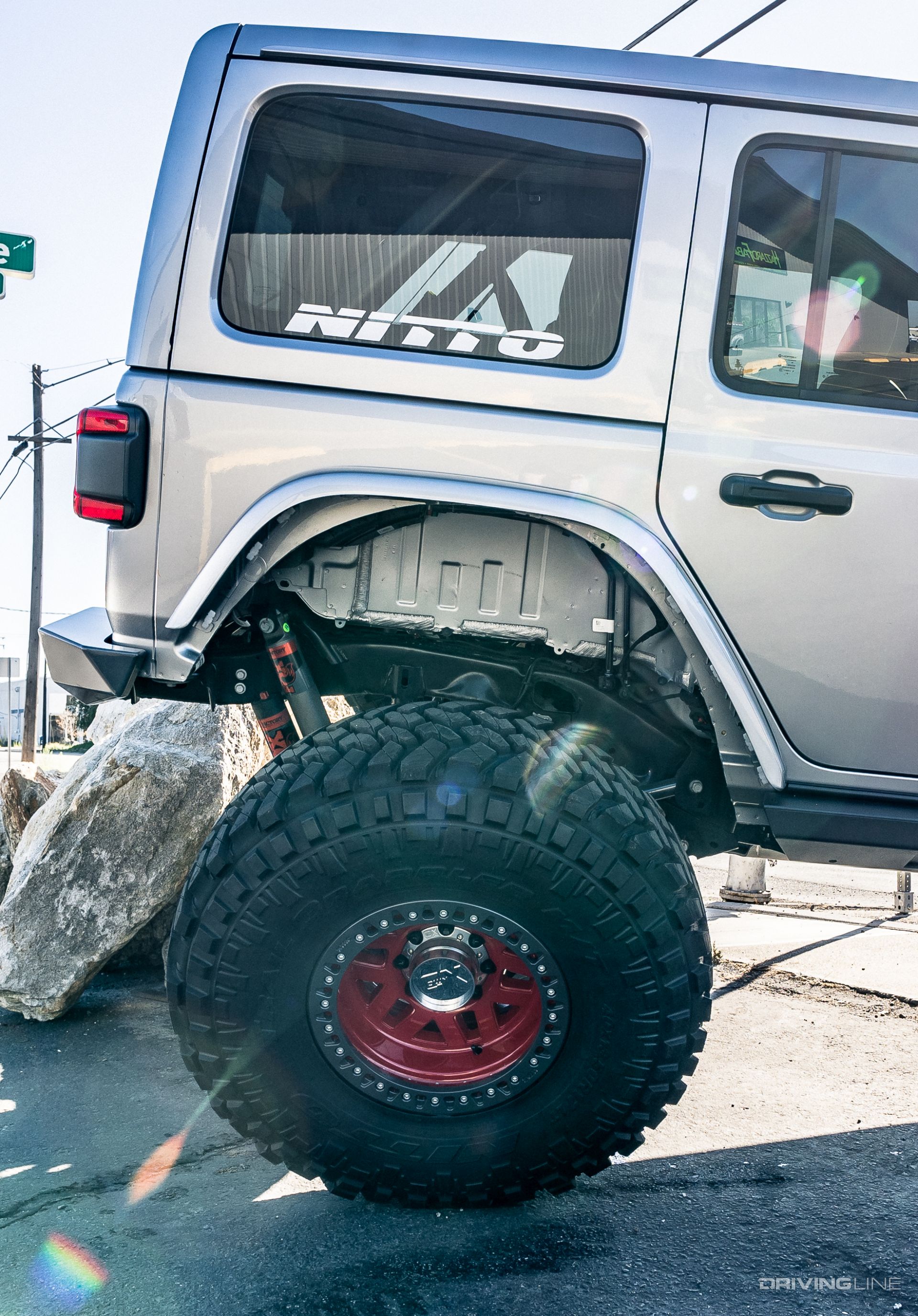 JL Wrangler on 40s with 2 Inches of Lift DrivingLine