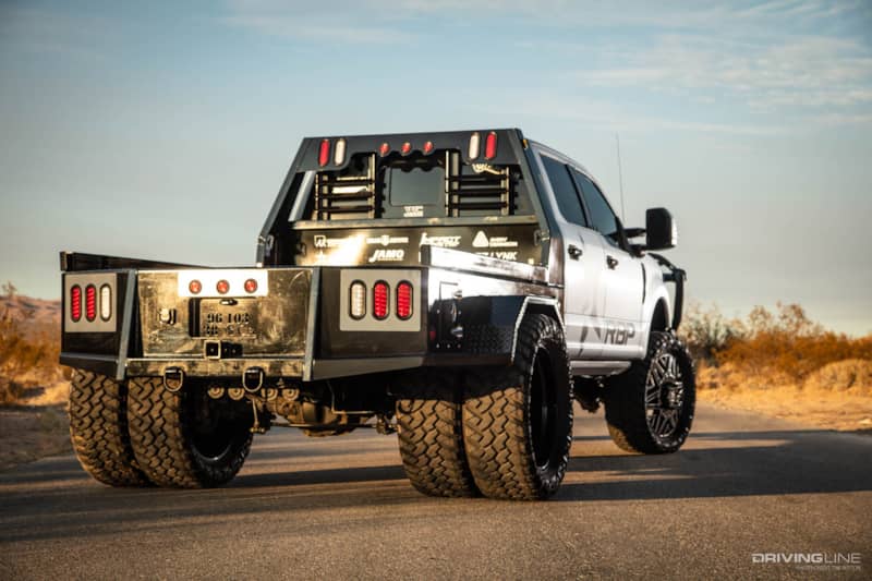 Not the Average Work Truck: A Radical Raised 2017 Flatbed Ford F350 ...