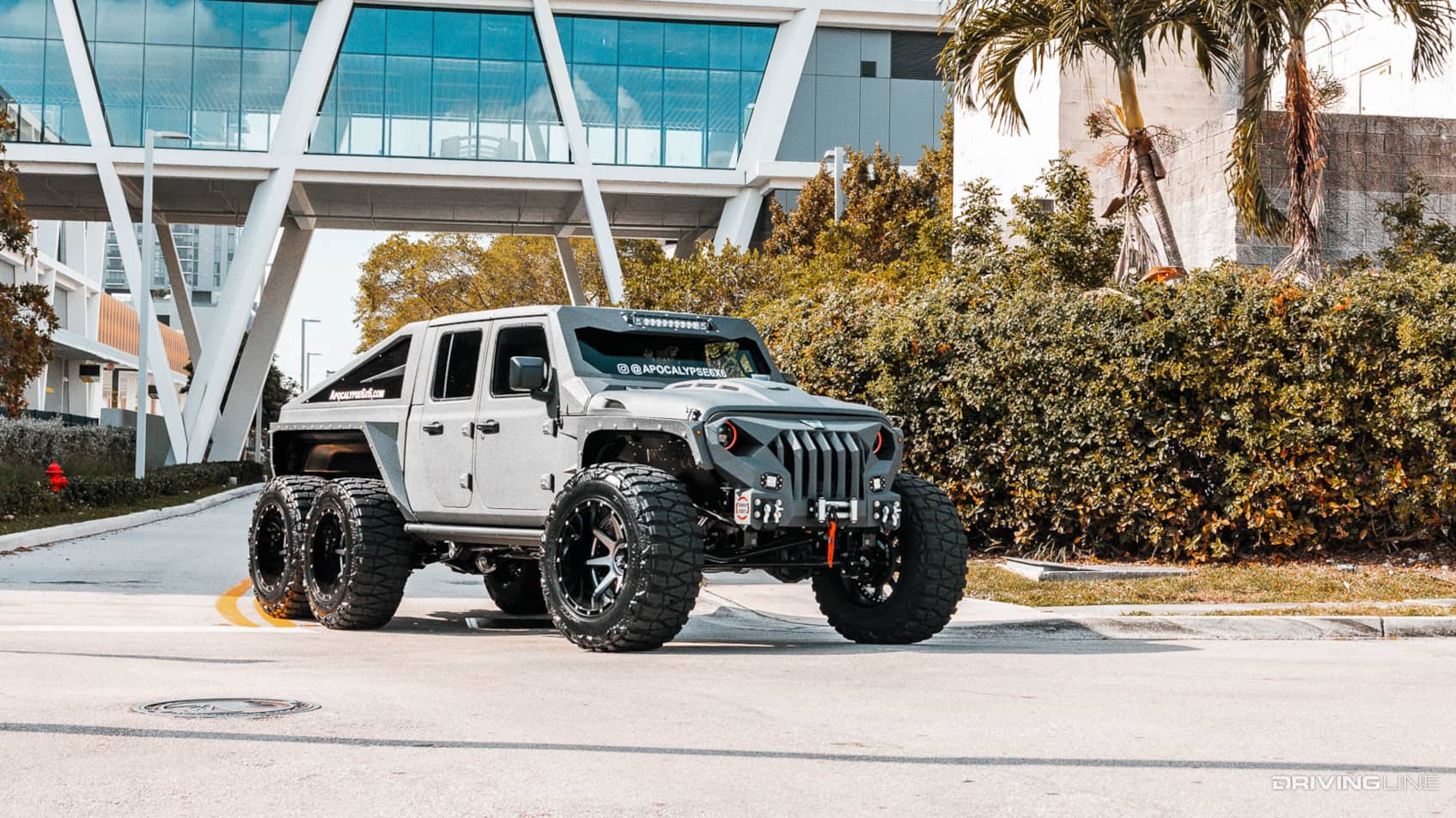 Apocalypse 6x6 Hellfire Custom 6wd 707hp Jeep Gladiator Truck Drivingline 2255