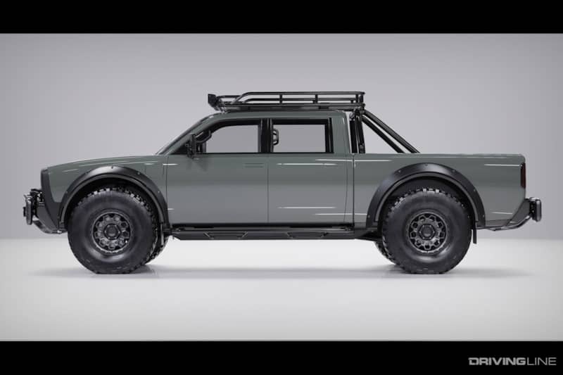 Alpha Wolf Compact EV Pickup Is A Modern Take On The Classic Truck