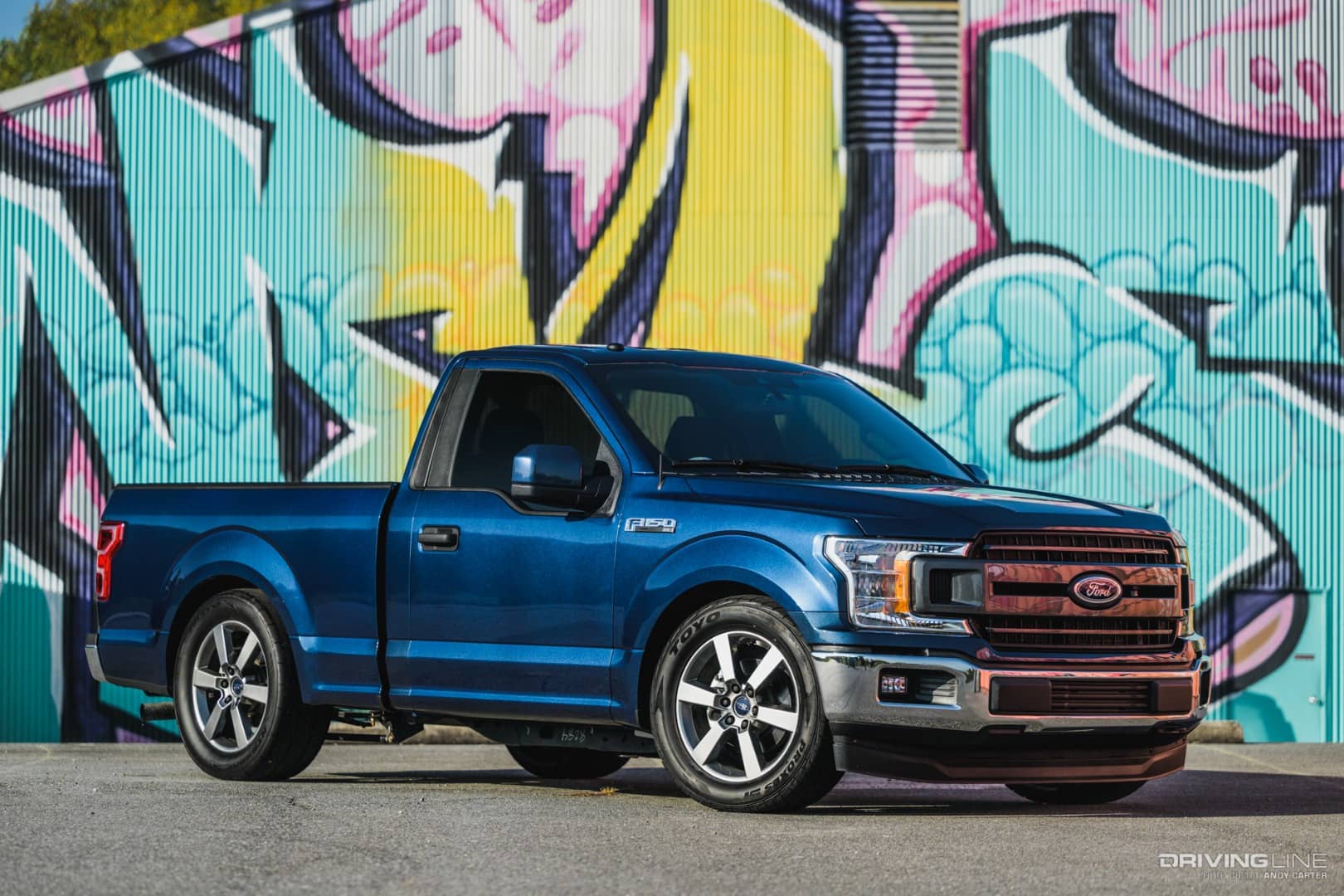 EgoBoost: Twin-Turbo V8 Ford F-150 Single Cab Muscle Truck | DrivingLine