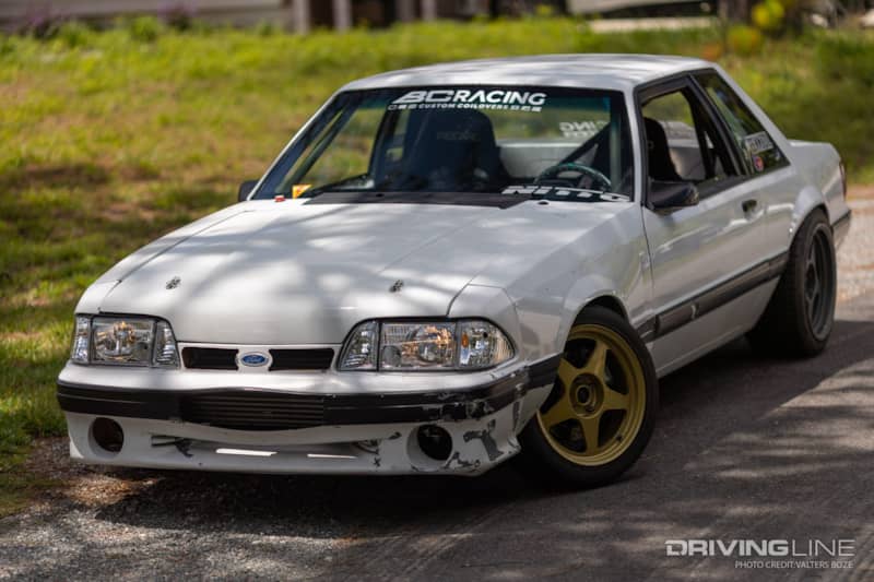 Chelsea Denofa's Ecoboost-swapped Fox Body Mustang turns laps more than ...