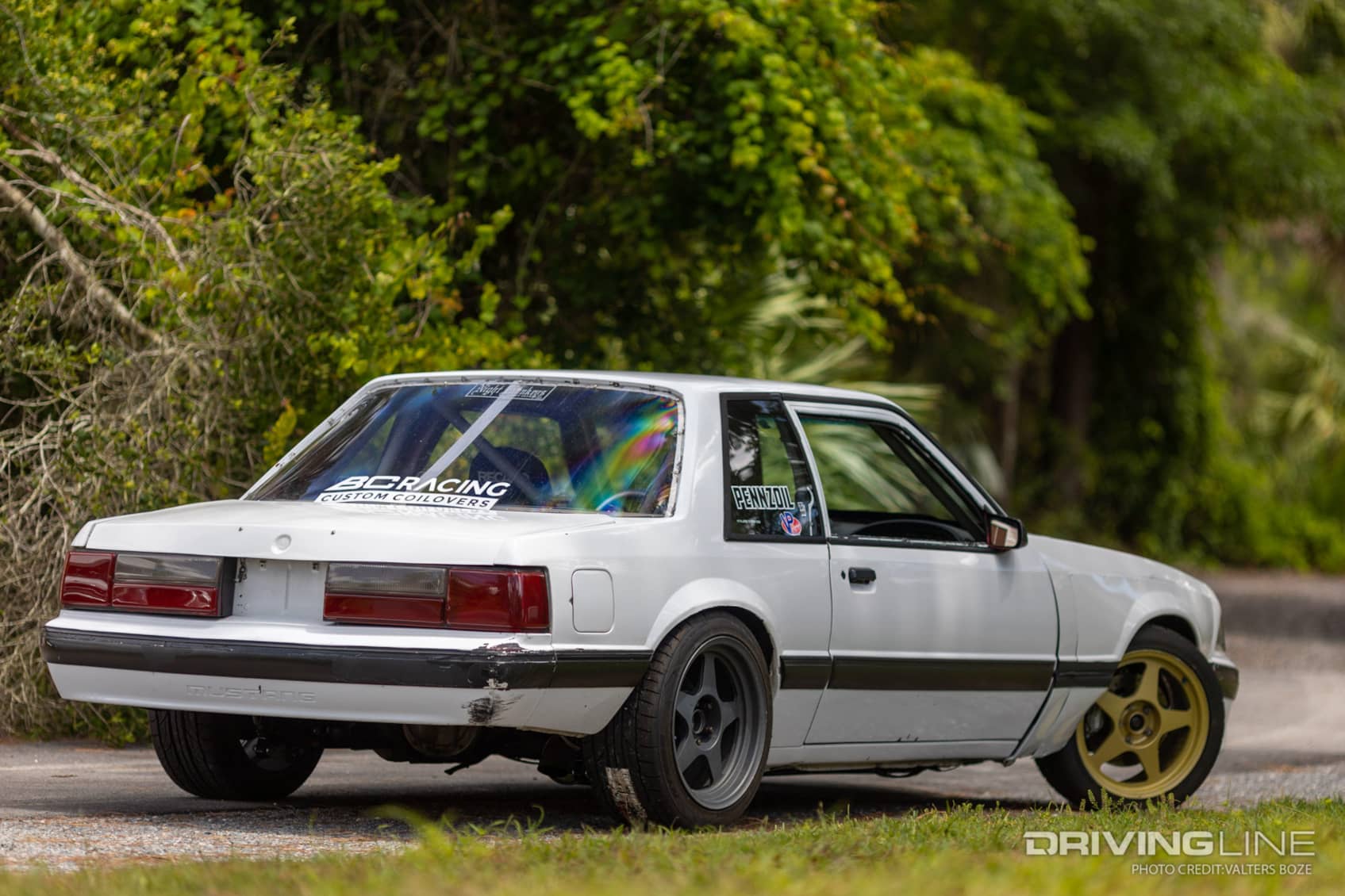 Chelsea Denofa's Ecoboost-swapped Fox Body Mustang turns laps more than ...