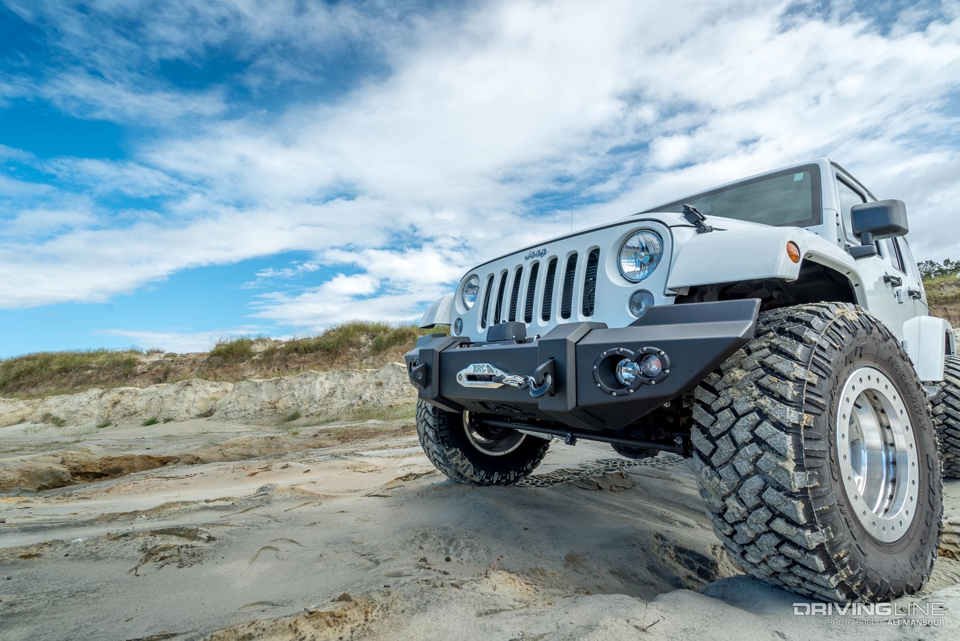 Fab Fours Jeep Wrangler JK Lifestyle Front Winch Bumper Review [Video ...