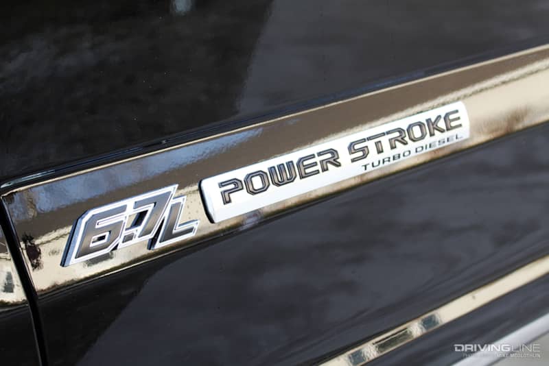 6.0L Powerstroke Emblem POWER STROKE SUPER DUTY Badge F F250 F350
