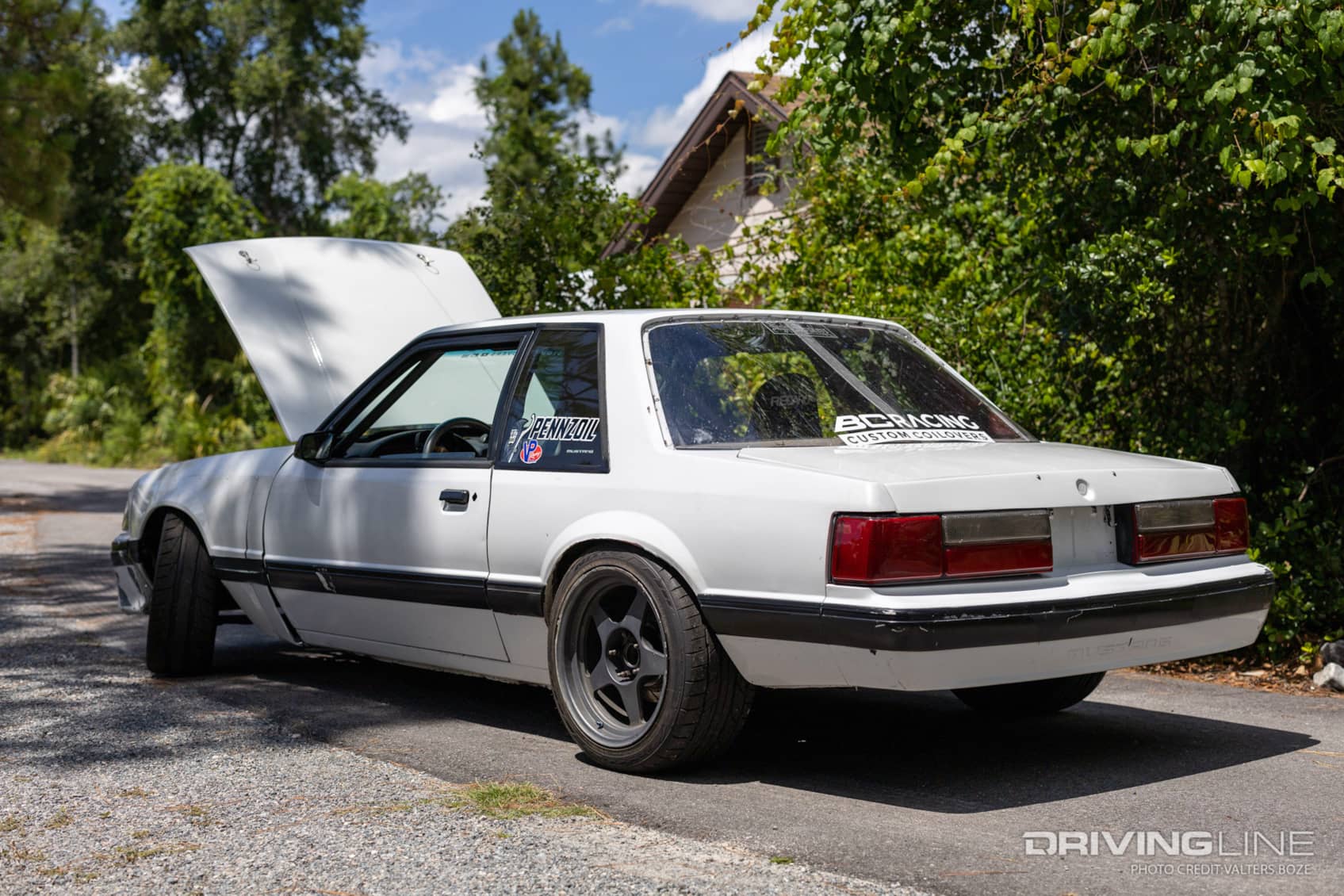 Chelsea Denofa's Ecoboost-swapped Fox Body Mustang turns laps more than ...