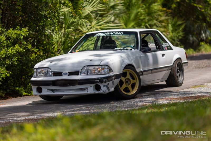 Chelsea Denofa's Ecoboost-swapped Fox Body Mustang turns laps more than ...