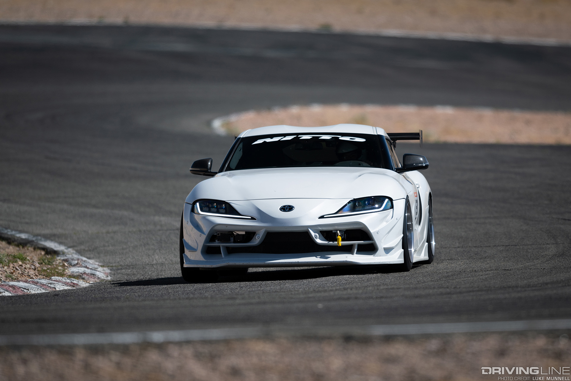 Mk5 Supra on Nitto NT01 on track