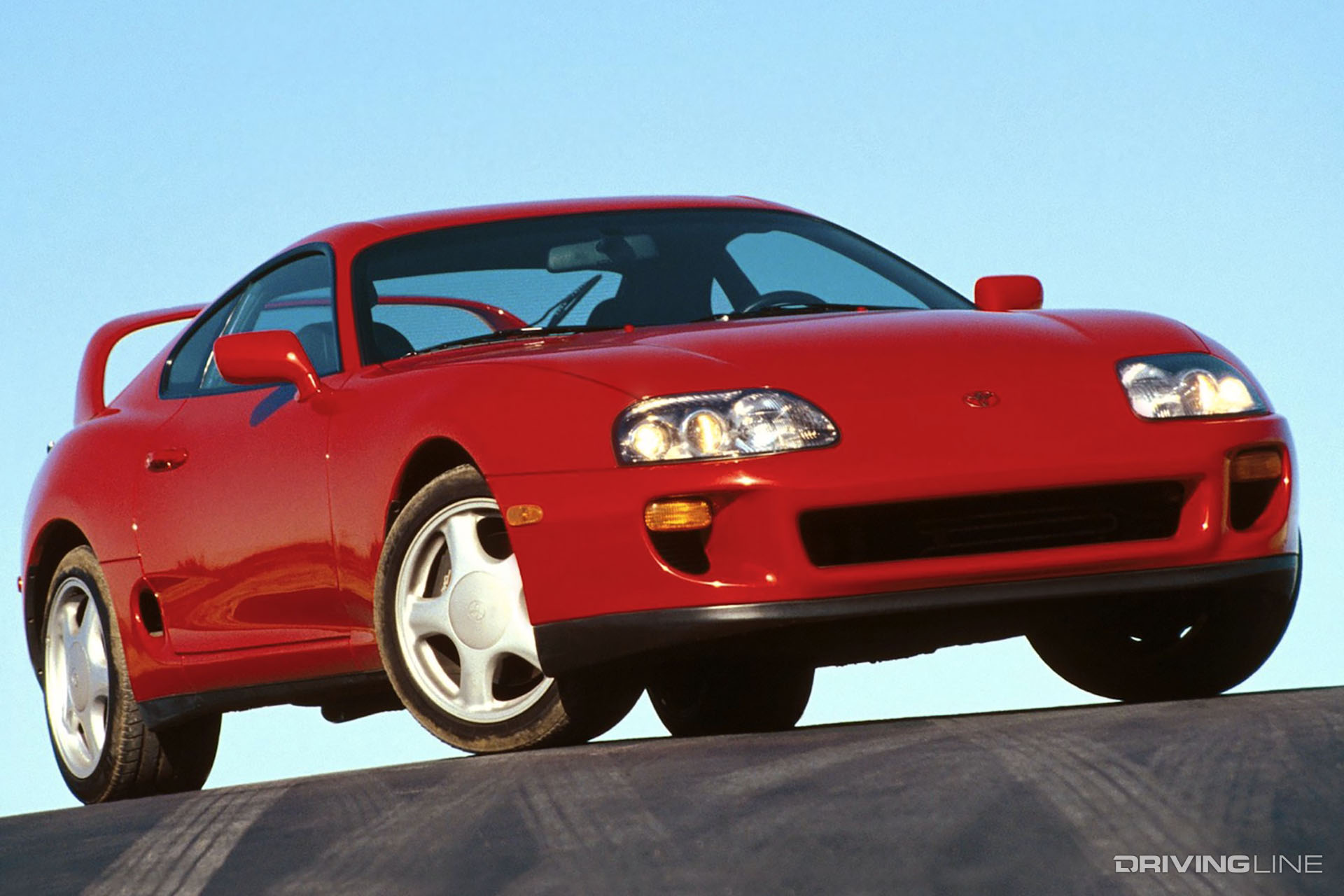 Mk4 Supra Red front view